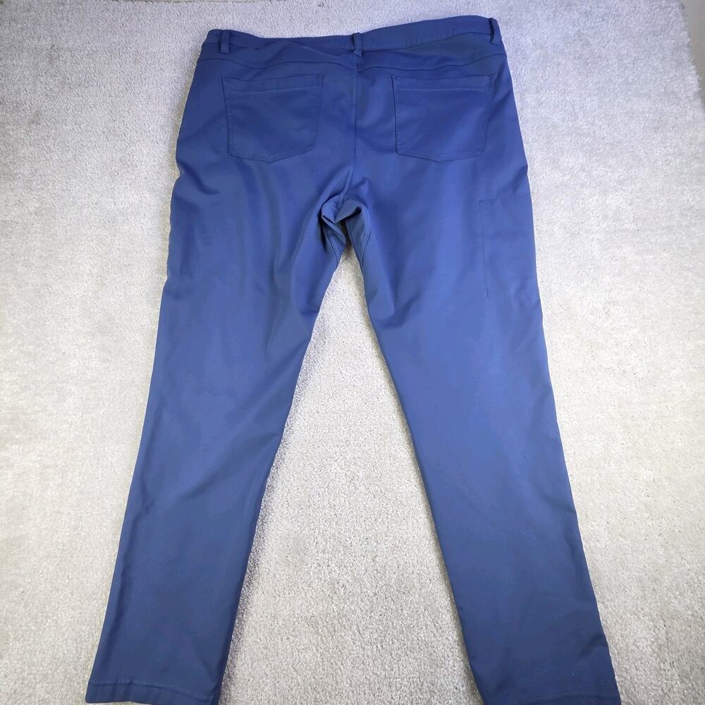 BYLT Everyday Pant 2.0 Skinny Fit Mens 42 Light Blue Performance Pants - Picture 3 of 12